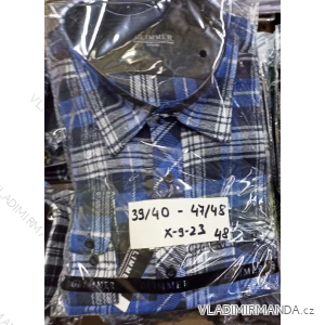 Men's long flannel shirts (39/40-47/48) GLIMMER GLI22x-9-23