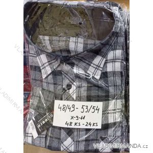 Men's long flannel shirts (48/49-53/54) GLIMMER GLI22x-9-11
