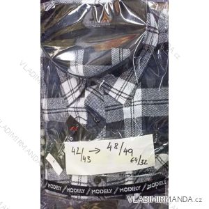 Men's long flannel shirts (42/43-48/49) GLIMMER GLI22x-9-4