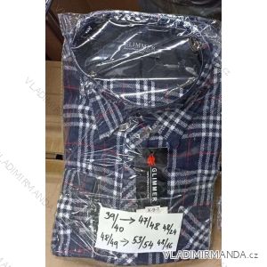 Men's long flannel shirts (39/40-47/48) GLIMMER GLI22x-9-7
