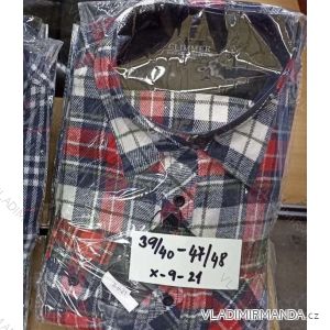 Men's long flannel shirts (39/40-47/48) GLIMMER GLI22x-9-21