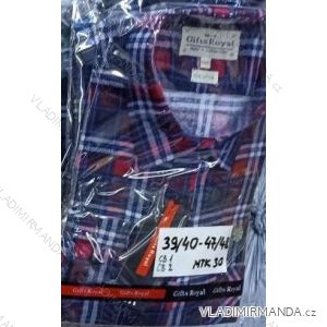 Men's long flannel shirts (39/40-47/48) GIFTS ROYAL GLI22MTK30