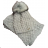 Women's knitted cravat winter (ONE SIZE) POLISH MANUFACTURING PVF22BONA black ONE SIZE