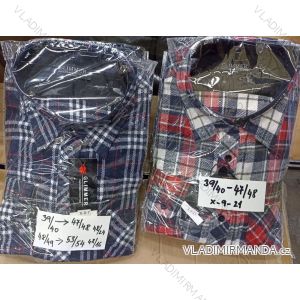 Men's long sleeve flannel shirt (39-48) GLIMMER KOS22050
