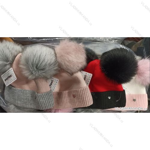 Winter hat with pompon women (ONE SIZE) WROBI PVB21104142
