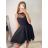 Women's elegant party long sleeve dress (S/M ONE SIZE) ITALIAN FASHION IM322282 S/M kerosene