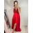 Šaty dlouhé elegantní s flitry na ramínka dámské (S/M ONE SIZE) ITALSKÁ MÓDA IMWD223775