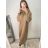 Women's Elegant Long Sleeve Dress (S/M ONE SIZE) ITALIAN FASHION IMPLI2220433lurex