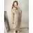 Women's Elegant Long Sleeve Dress (S/M ONE SIZE) ITALIAN FASHION IMPLI2220433lurex