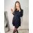 Women's Elegant Long Sleeve Shirt Dress (S/M ONE SIZE) ITALIAN FASHION IMWKK223994
