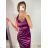 Women's Long Elegant Party Prom Sleeveless Dress (S/M ONE SIZE) ITALIAN FASHION IM322501