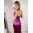Women's Long Elegant Party Prom Sleeveless Dress (S/M ONE SIZE) ITALIAN FASHION IM322501