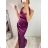 Women's Long Elegant Party Prom Sleeveless Dress (S/M ONE SIZE) ITALIAN FASHION IM322501