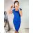 Women's Elegant Glitter Short Sleeve Dress (S/M ONE SIZE) ITALIAN FASHION IMM222982