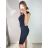 Women's Elegant Glitter Short Sleeve Dress (S/M ONE SIZE) ITALIAN FASHION IMM222982