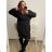 Women's Plus Size Long Sleeve Dress (XL/2XL/3XL/4XL ONE SIZE) ITALIAN FASHION IMWQ22ELISA