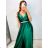 Long formal elegant ball gown dress (UNI s-m) ITALIAN FASHION IMM20FL5620 S/M red