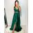 Long formal elegant ball gown dress (UNI s-m) ITALIAN FASHION IMM20FL5620 S/M red