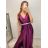 Long formal elegant ball gown dress (UNI s-m) ITALIAN FASHION IMM20FL5620 S/M red