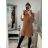 Women's Long Sleeve Turtleneck Knit Dress (S/M ONE SIZE) ITALIAN FASHION IMM22UN22172