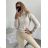 Women's Warm Knitted Turtleneck Long Sleeve Sweater (S/M ONE SIZE) ITALIAN FASHION IMM22FD1001