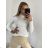 Women's Warm Knitted Turtleneck Long Sleeve Sweater (S/M ONE SIZE) ITALIAN FASHION IMM22FD1001