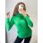 Women's Warm Knitted Turtleneck Sweater Long Sleeve (S/M ONE SIZE) ITALIAN FASHION IMPSS22S8690/DR S/M Ocher