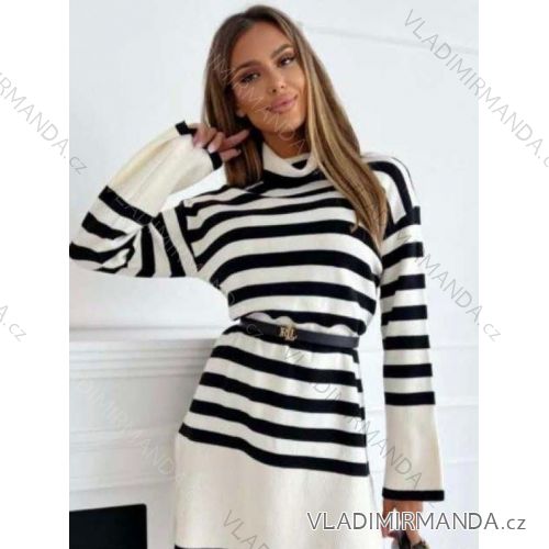 Summer long sleeve flowered women's dress (UNI S / L) ITALIAN FASHION IMK20150