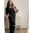 Elegant Short Sleeve Summer Women's Dress (44-46-48-50-52) Polish FASHION PMLP22DARA