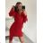 Women's Elegant Long Sleeve Dress (S/M ONE SIZE) ITALIAN FASHION IMWGS223995