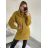 Women's Oversized Turtleneck Long Sleeve Knitted Dress (S/M/L ONE SIZE) ITALIAN FASHION IMPLI228123/DR