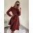 Dress Elegant Christmas Long Sleeve Women's Christmas (S/M ONE SIZE) ITALIAN FASHION IMM22MY56238/DR