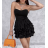 Women's elegant carmen dress (S/M ONE SIZE) ITALIAN FASHION IMPBB22B22241