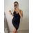 Summer long sleeve flowered women's dress (UNI S / L) ITALIAN FASHION IMK20150 red S/M