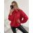 Halenka saténová dlouhý rukáv dámská (S/M/L ONE SIZE) ITALSKá MóDA IM322561 M / L red