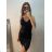 Summer long sleeve flowered women's dress (UNI S / L) ITALIAN FASHION IMK20150 red S/M