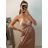 Women's Long Elegant Strapless Prom Dress (S/M ONE SIZE) ITALIAN FASHION IMWE223030