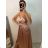 Women's Long Elegant Strapless Prom Dress (S/M ONE SIZE) ITALIAN FASHION IMWE223030 S/M Royal blue