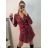Šaty elegantní košilové dlouhý rukáv dámské (S/M ONE SIZE) ITALSKÁ MÓDA IMWKK223994