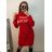 Knitted Turtleneck Long Sleeve Women's Christmas Dress (S/M ONE SIZE) ITALIAN FASHION IMPBB22X20305/DU