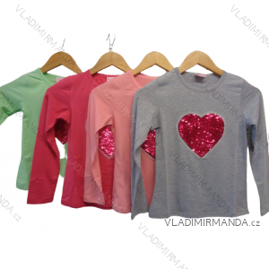 T-shirt long sleeve for children and adolescent girls (116-146) VOGUE IN 98406