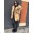 Coat winter park with fur women K-ZELL ITALIAN MODA KZE188035BEIGE béžová S