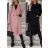 Women's Fleece Lined Coat (S/M ONE SIZE) ITALIAN FASHION IMWB22276 S/M Cream