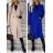 Women's Fleece Lined Coat (S/M ONE SIZE) ITALIAN FASHION IMWB22276 S/M Cream