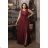 Women's Plus Size (42-46) Long Elegant Party Sleeveless Dress POLISH FASHION PMLBC23265-10
