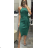 Women's Elegant Sleeveless Dress (S/M ONE SIZE) ITALIAN FASHION IMPOC237180