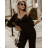 Women's Long Sleeve Elegant Pants, Tank Top and Sweater Set (S/M ONE SIZE) ITALIAN FASHION IMPOC237081