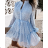 Elegant lace long sleeve women's dress (S/M/L ONE SIZE) ITALIAN FASHION IMPOC236214