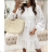 Elegant lace long sleeve women's dress (S/M/L ONE SIZE) ITALIAN FASHION IMPOC236345