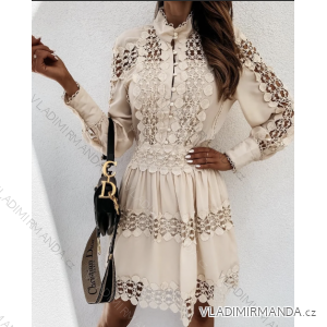 Elegant lace long sleeve women's dress (S/M/L ONE SIZE) ITALIAN FASHION IMPOC236339